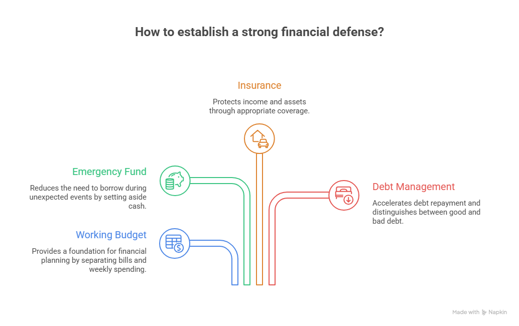 How to establish a strong financial defense?